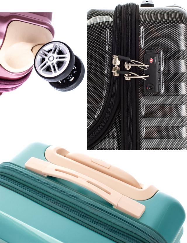 アクタス フロントハーフオープン ACTUS TSAロック搭載 中型 Mサイズ 協和 ACTUS スーツケース キャリーケース キャリーバッグ