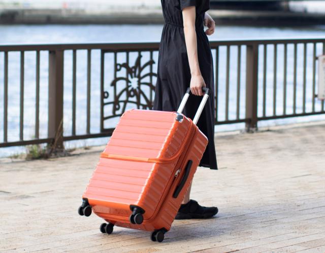 スーツケース フリーズ アクタス フロントハーフオープン ストッパー付