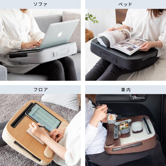 完成品 テーブルクッション クッション おしゃれ シンプル スリム 北欧 ノートパソコン タブレット スマホ デスクワーク 仕事 読書 食事 ポリエステル 低反発ウレタン praco(プラコ) 幅48cm 4色対応_17