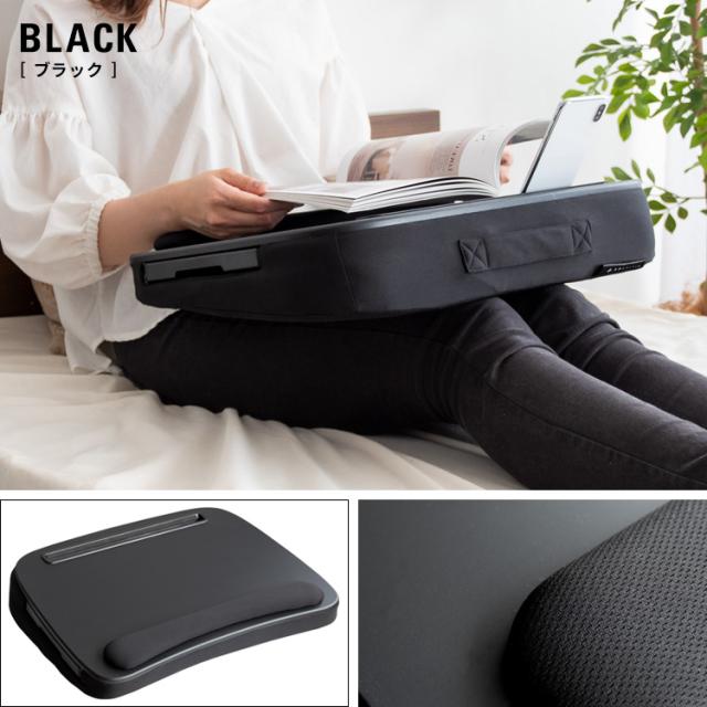 完成品 テーブルクッション クッション おしゃれ シンプル スリム 北欧 ノートパソコン タブレット スマホ デスクワーク 仕事 読書 食事 ポリエステル 低反発ウレタン praco(プラコ) 幅48cm 4色対応_5