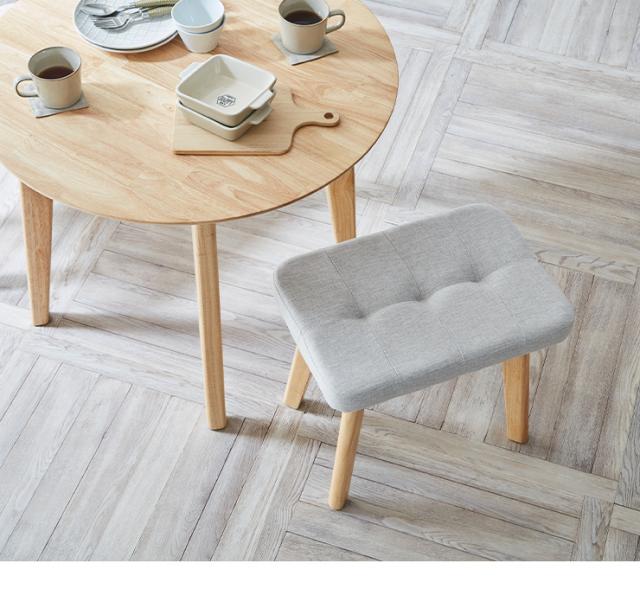 ダイニング3点セット 幅75cm Cocotte3(ココット3) 4色対応 円形ダイニングセット 円形ダイニングテーブル ダイニングテーブルセット ラウンドテーブル 円卓 ダイニングチェア スツール おしゃれ ナチュラル 木製_18
