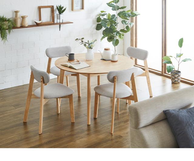 ナチュラルウッド 円形ダイニングテーブル 楽天市場】ダイニングテーブル ダイニングテーブルセット 円形 丸 回転