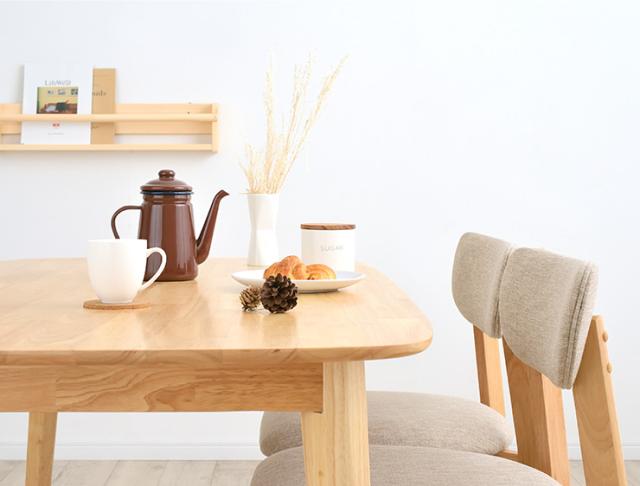 ダイニングテーブル 幅135cm 単品 Cocotte2(ココット2) ダイニング テーブル リビング リビングテーブル 4人掛け 食卓テーブル ミーティングテーブル 作業台 ワークテーブル ナチュラル 木製 おしゃれ_12