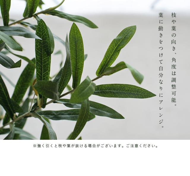 人工観葉植物 フェイクグリーン OLIVE(オリーブ) GRN-17 H152cm 人工植物 観葉植物 おしゃれ フェイク 造花 大型 グリーン オリーブの木 インテリア_6