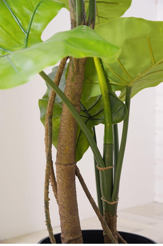 人工観葉植物 フェイクグリーン クワズイモ GRN-16 H117cm 人工植物 観葉植物 おしゃれ フェイク 造花 大型 グリーン インテリア_7