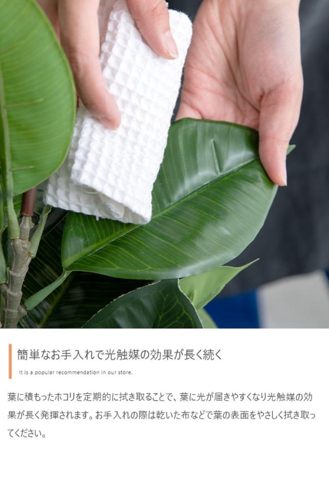 フェイクグリーン 観葉植物 高さ120cm 大型 光触媒 人工観葉植物 パキラ Nature(ナチュレ) フェイク グリーン 人工 観葉植物 おしゃれ 造花 鉢付き ナチュラル 抗菌 消臭 リビング オフィス お祝い_10