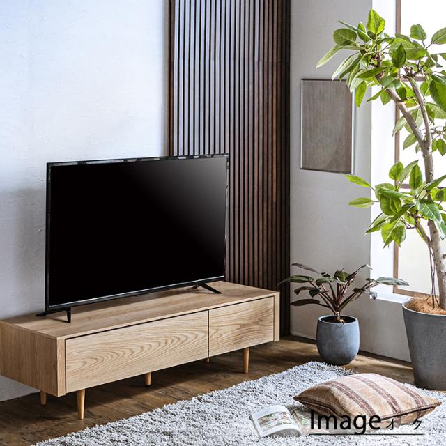 【搬入・組立設置付き】日本製 テレビボード幅140cm RISE(ライズ) 2色対応 テレビ台 ローボード TVボード TV台 テレビラック オーディオラック 木製 収納棚 リビング 32型 40型 おしゃれ シンプル 北欧 モダン_2