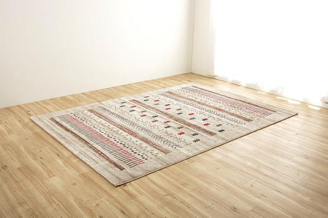 ラグ カーペット トルコ製 絨毯 マリア ウィルトン織り 約200x250cm 角型 ギャベ おしゃれ 抗菌 防臭 ホットカーペット対応 床暖房対応 リビング