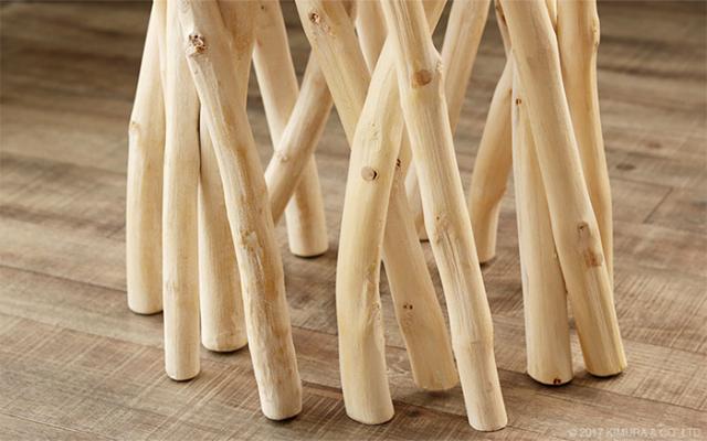 完成品 テーブル おしゃれ 天然木 木製 サイドテーブル 可愛い 木 円