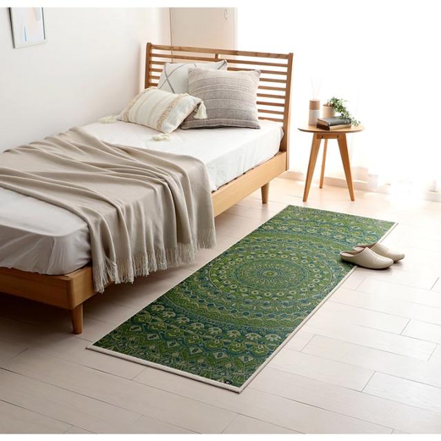 日本製 ヨガマット 畳ヨガ mandala 66x185cm マンダラ柄 い草 耐久性