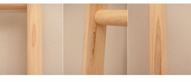 日本製/完成品/国産ひのき使用] Hinoki Wood フロアミラー