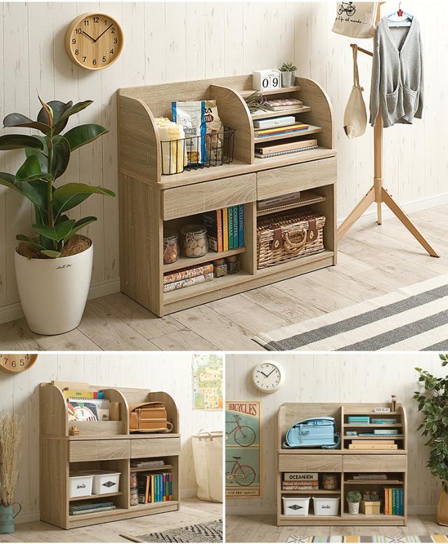 形をかえられる2way仕様】絵本棚 ランドセルラック おもちゃ収納 収納