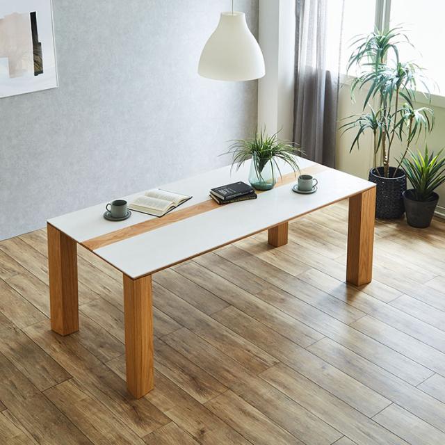 Mirage ダイニングテーブル180 ナチュラル ミラージュ テーブル180