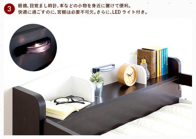 分離可能/耐荷重180kg】宮付き ロフトシステムベッド Chambre8