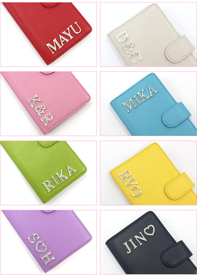 スマホケース 手帳型 全機種対応 選べるイニシャルパーツ レザーハイクラス 手作りキット イニシャル ボンド付き メール便送料無料の通販はau Pay マーケット 名入れケースのネイルンデコ