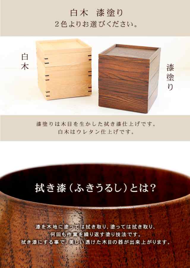 漆塗り 重箱 - 工芸品