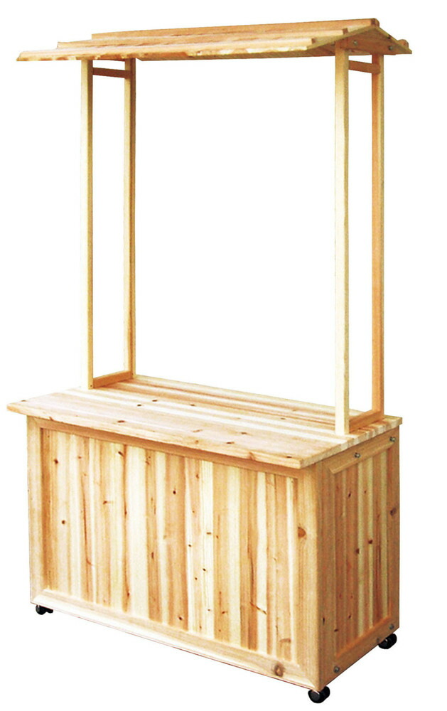 屋台販売台 ブレイ君 イベント用 屋台 コンパクトタイプ 幅103cm 木製 