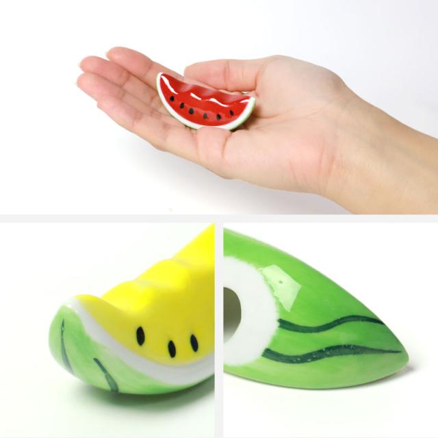 箸置き スイカ 単品 陶器 はし置き おしゃれ かわいい おもしろ ギフト