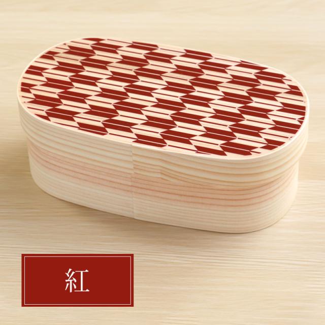曲げわっぱ 弁当箱 まげわっぱ 500ml 日本製 矢羽 九州杉 曲げわっぱ弁当箱 お弁当箱 1段 国産 ウレタン塗装 小判型 スリム ウレタン塗装 おしゃれ ランチボックス かわいい 矢羽柄 一段 紅 藍 男子 女子 送料無料_7