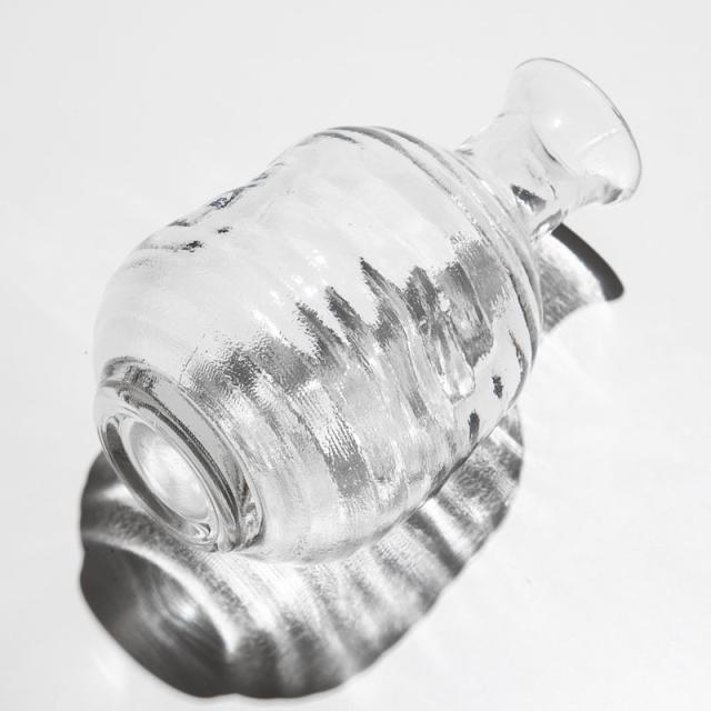 徳利 ガラス 日本酒 冷酒 お酒 酒器 230cc クリア 食洗機対応 とっくり