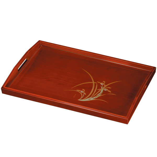 紀州塗り 尺６寸 長手盆 春慶らん お盆 トレー トレイ おぼん 日本製 国産 k_nameの通販は