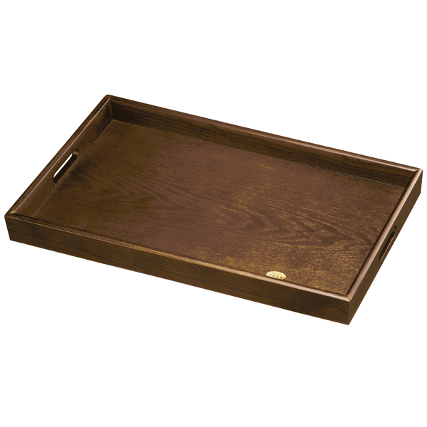 紀州塗り 尺８寸 長手盆 黒檀調 お盆 トレー トレイ おぼん 日本製 国産 k_nameの通販は 9,625円