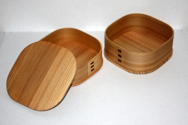 弁当箱 大館工芸社 曲げわっぱ くつわ 弁当箱 秋田杉 830ml 2段 日本製 お弁当箱 まげわっぱ 男子 大容量 女子 大人 子供 女の子 男の子 スリム おしゃれ k_name_1
