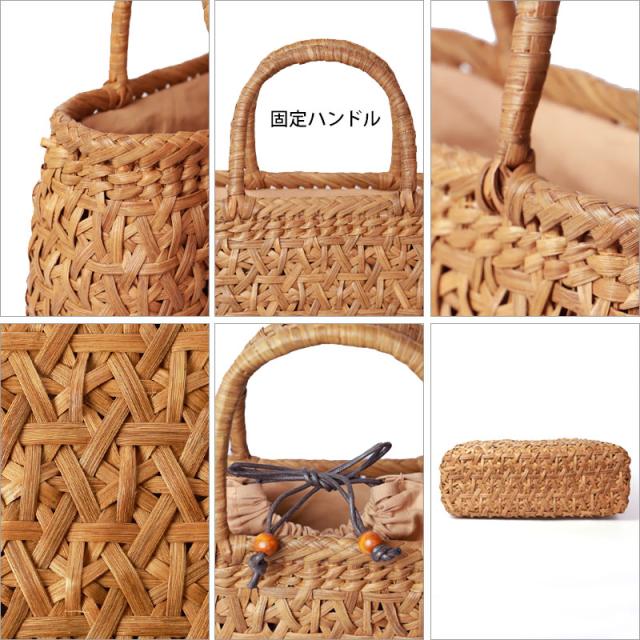 山葡萄 かごバッグ 1年保証付き 内布付き 山ぶどう やまぶどう 蔓 天然素材 カゴバッグ 籠バッグ バスケット レディース 大人 おしゃれ 綺麗 菊花編み 固定ハンドル 手提げ B5 ハンドメイド 手作り 母の日 k_name_10