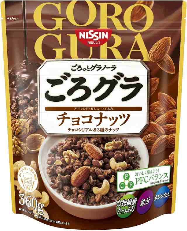 数量限定 日清シスコ ごろグラ チョコナッツ 360g×6袋の通販はau PAY マーケット - ｅ－コネクト