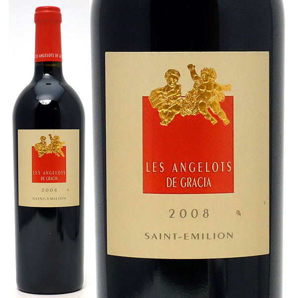 2008 レ アンジェロ ド グラシア 750ml サンテミリオン特級 ボルドー フランス 赤ワイン コク辛口 ワイン ^AKGA21A8^