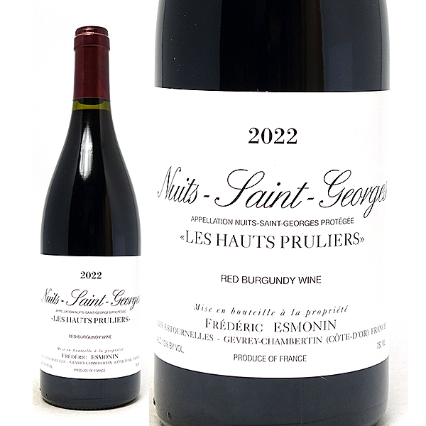 2022 ニュイ サン ジョルジュ レ ゾー プリュリエ 750ml フレデリック エスモナン フランス 赤ワイン コク辛口 ワイン ^B0FENP22^の通販は 6,790円