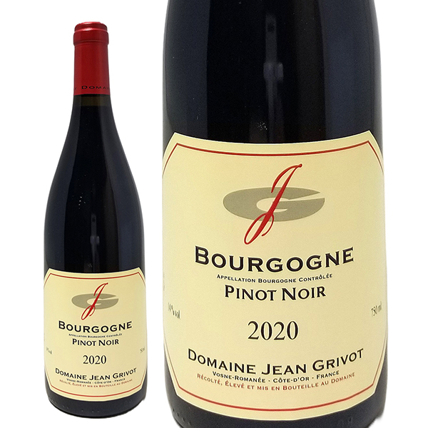 2020 ブルゴーニュ ルージュ ピノ ノワール 750ml ジャン グリヴォ フランス 赤ワイン コク辛口 ワイン ^B0GVBR20^の通販は 7,981円