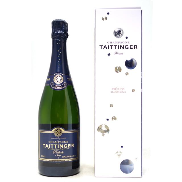 テタンジェ プレリュード グラン クリュ ギフト箱付 正規品 750ml シャンパン フランス 白泡 コク辛口 ワイン ^VATXPLZ0^