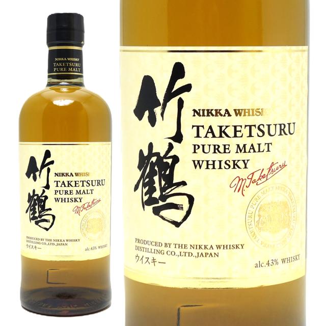 徳*康様 竹鶴 ピュアモルト pure malt 43度 未開封 700ml ウイスキー】