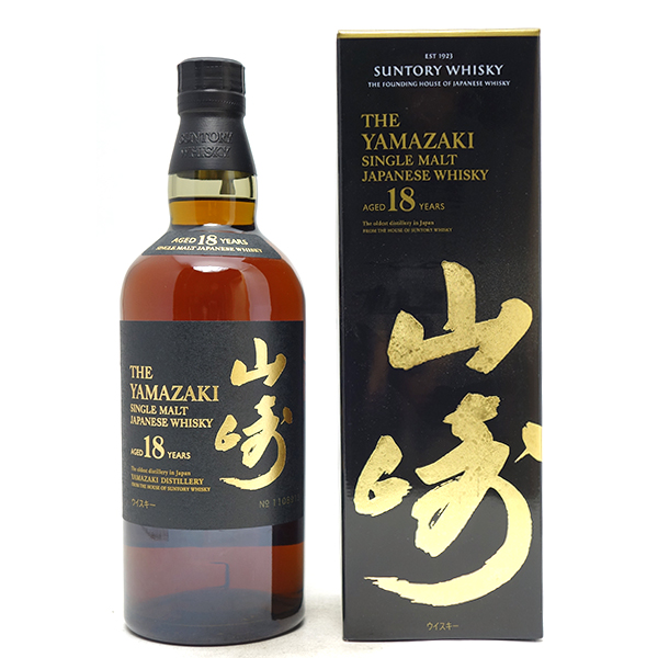 【ご一家族様１本限り】 サントリー 山崎 18年 43度 箱付 シングルモルト ウイスキー 700ml ^YASTYLJ8^