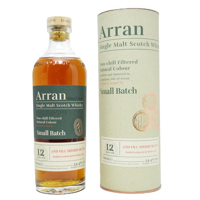 ザ アラン モルト スモールバッチ 12年 セカンドフィル シェリーバット 54.4度 箱付 700ml 正規品 ロックランザ スコッチウイスキー ^YCAMB2J0^
