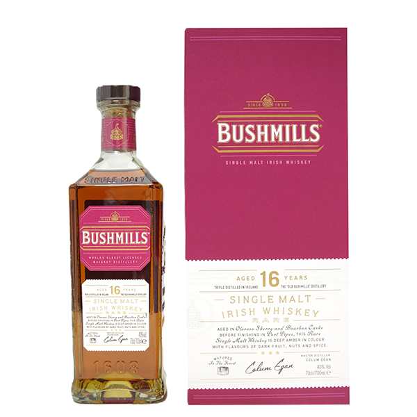 ブッシュミルズ シングルモルト 16年 40度 700ml 箱付 正規品 アイリッシュウイスキー アイルランド ^YCBM16J0^の通販は
