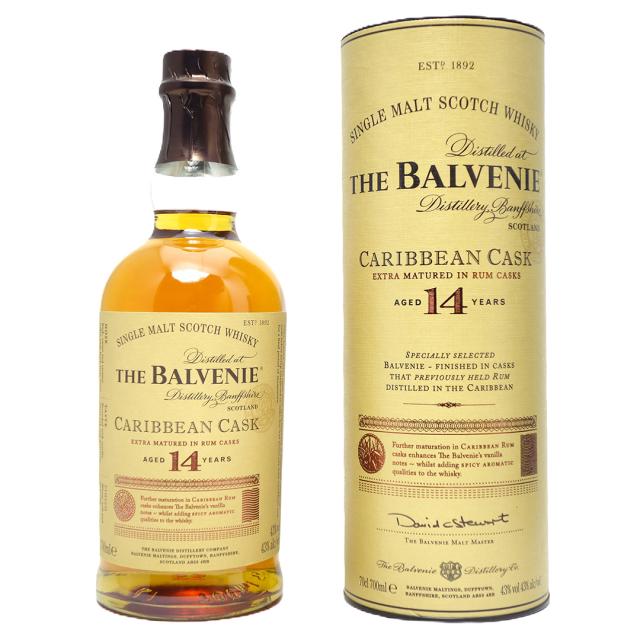 バルヴェニー 14年 カリビアン カスク シングル モルト 43度 箱付 700ml 正規品 スコッチウイスキー ^YCBV4CJ0^
