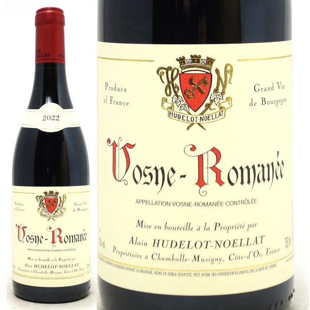2022 ヴォーヌ ロマネ 750ml アラン ユドロ ノエラ ブルゴーニュ フランス 赤ワイン コク辛口 ワイン ^B0NHVR22^