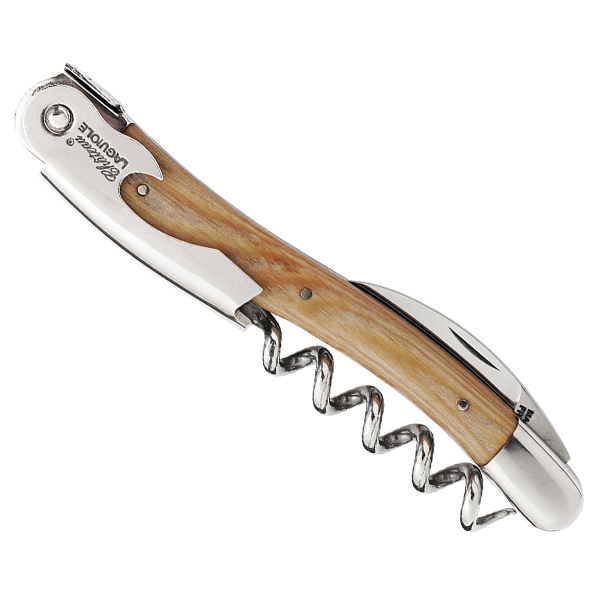 シャトーラギオール　スタミナウッド　ナチュラル　レザーケース付き Chateau LAGUIOLE シャトーラギオール スタミナウッド ナチュラル