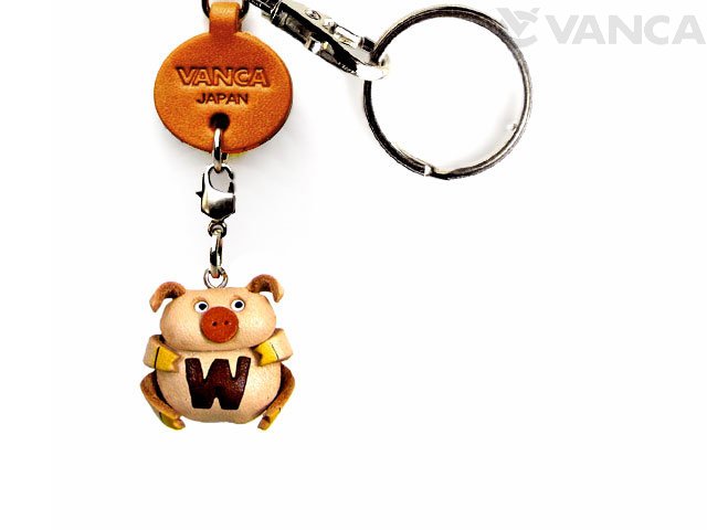 イニシャル動物 ぶた W ドコデモキーホルダー レザー 本革 Vanca バンカクラフト革物語 504の通販はau Pay マーケット 楽しい贈り物 Vancaの革物語