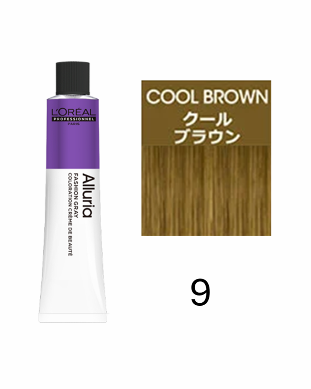 クールブラウン 9 ] ロレアル アルーリア ファッショングレイ