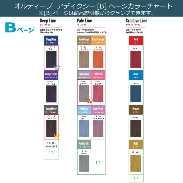 ミルボン オルディーブアディクシー [Aページ] 80g 1本と オキシ 1