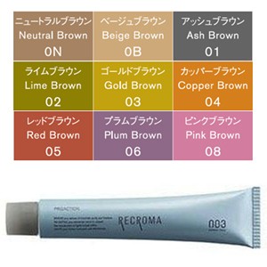 メール便350円 ナンバースリー リクロマ G ヘアカラー 業務用 プロ用