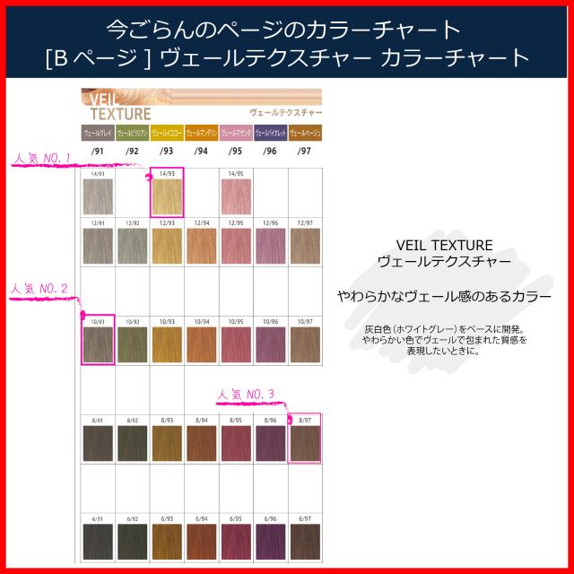 ヴェールテクスチャー ] ウエラ コレストン パーフェクト plus 1本 と