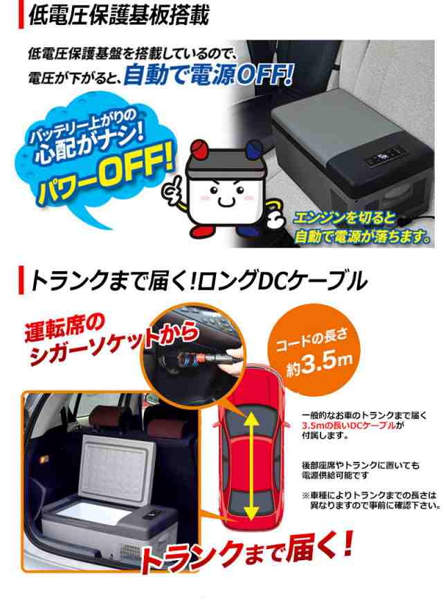 冷蔵冷凍庫 車載用 家庭用電源付き 車用 コンパクト 小型 ポータブル 冷蔵庫 冷凍庫 保冷庫 家 Lzk 15l の通販はau Pay マーケット Kyplaza