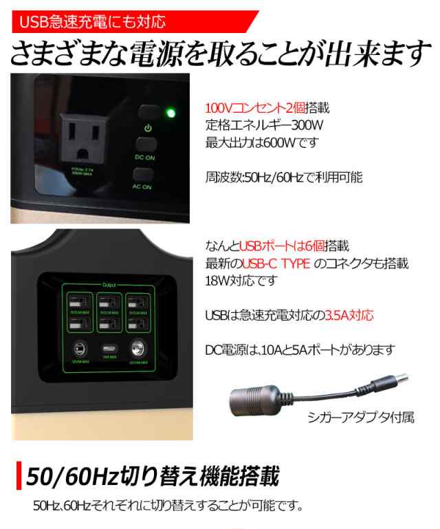 ポータブル電源 純正弦波 大容量 1000mah 400wh Ps5b 後継 機種 100v 300w サムスン 製セル搭載 家庭用蓄電池 Acコンセント Pb10 の通販はau Pay マーケット Kyplaza