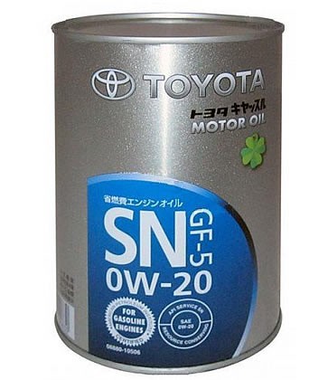 トヨタ純正 キャッスル ガソリンエンジンオイル SN GF-5 0W-20 1L 