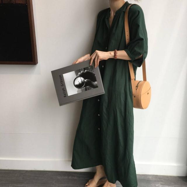 人気 オーバーサイズ Vネック マキシ丈 ワンピース シャツワンピース レディース 無地 カジュアル 秋色 マキシワンピ マタニティ の通販はau Pay マーケット Sayurio