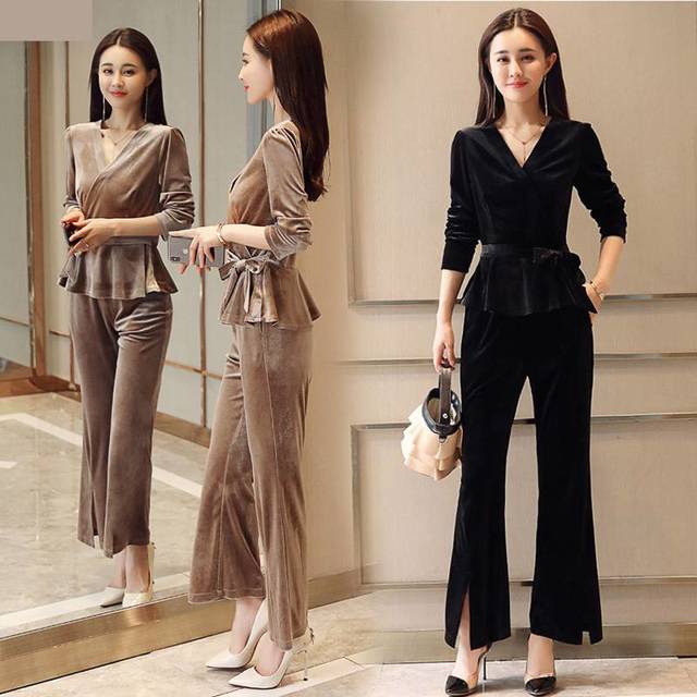 秋冬 人気 ベルベット ベロア オールインワン セットアップ サロペット カシュクール トップス ベロアパンツ レディース の通販はau Pay マーケット Sayurio